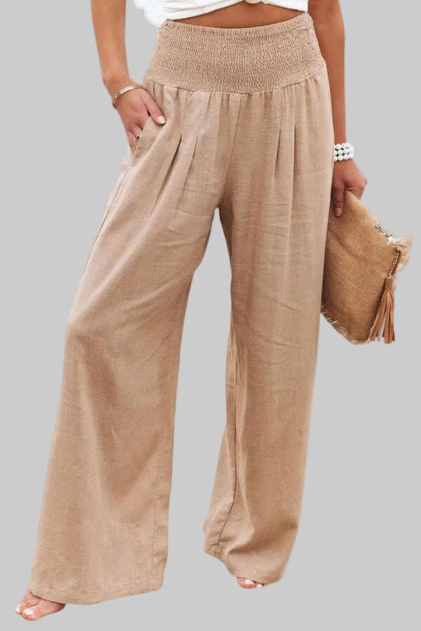 High-Waist Tailored Pants