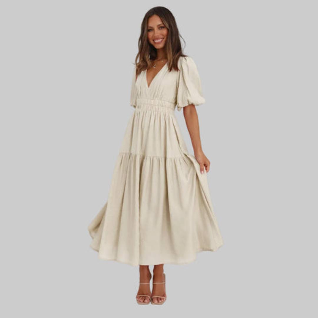 Tiered Midi Dress