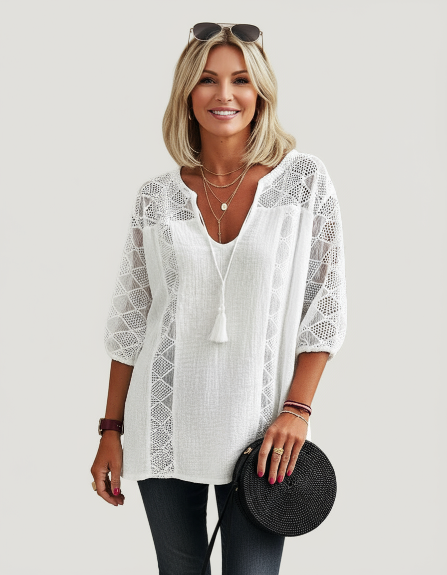 Elle | Crochet blouse